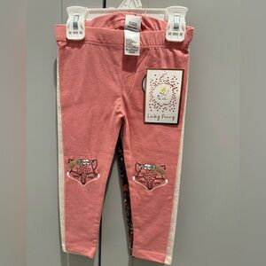 Pink Kids Casual Leggings Set of 3